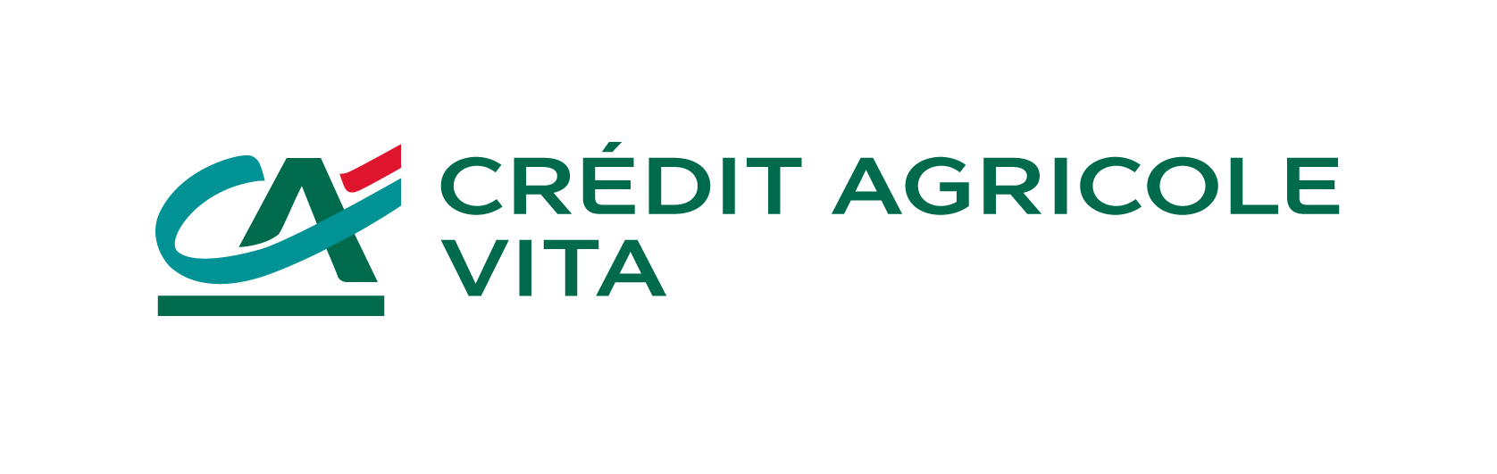 Logo ufficiale di Crédit Agricole Vita, partner sostenitore delle iniziative di cardioprotezione e dei progetti sociali dell'associazione.
